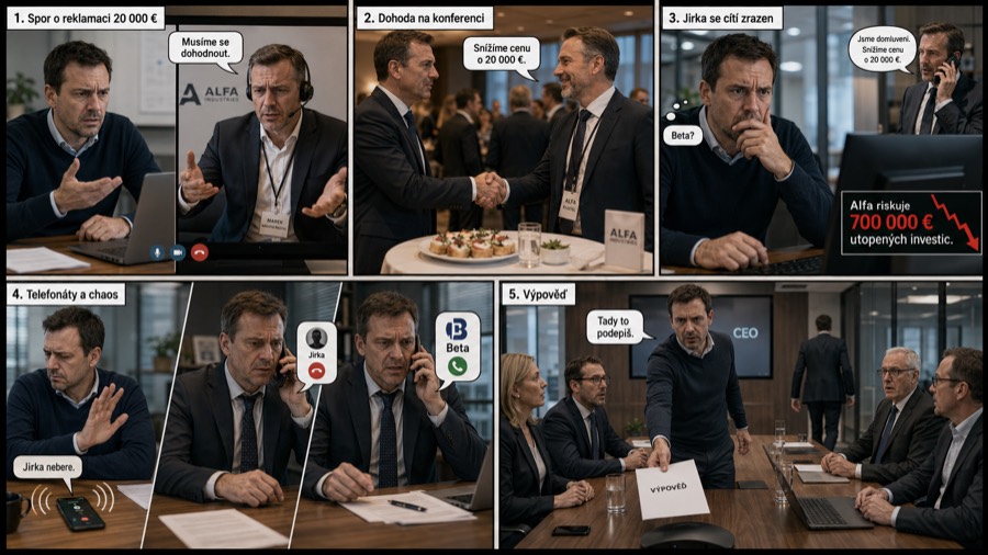 Nikdy si na konferenci nedávejte chlebíček
