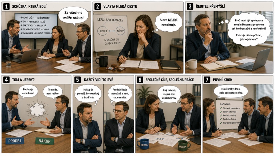 Interní konflikty mezi nákupem a prodejem